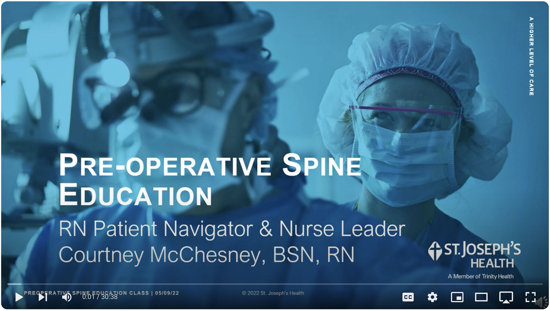Spine Education Video Start Screen Image