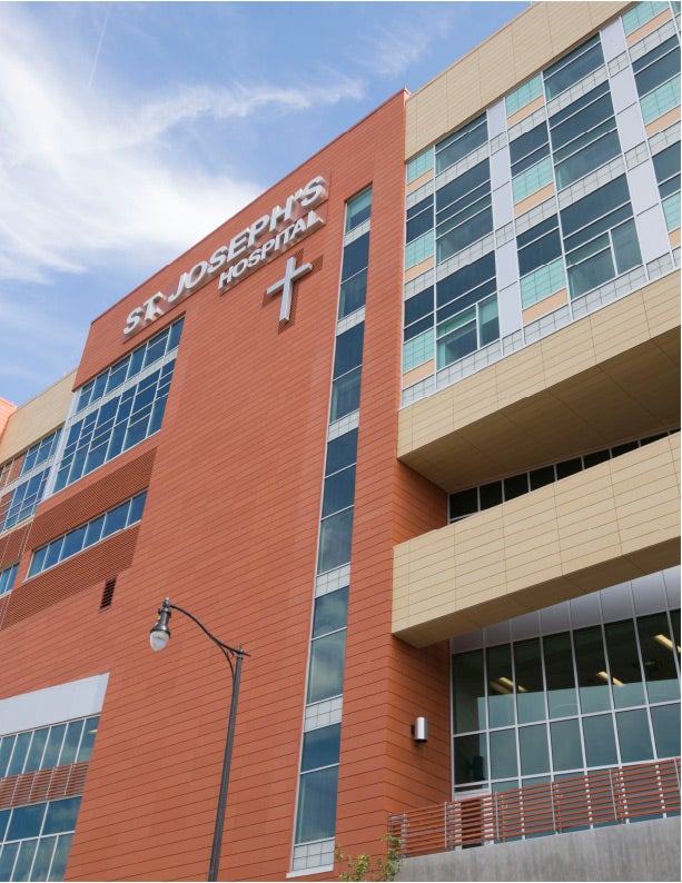 Photo of the exterior of St. Joseph's Health.