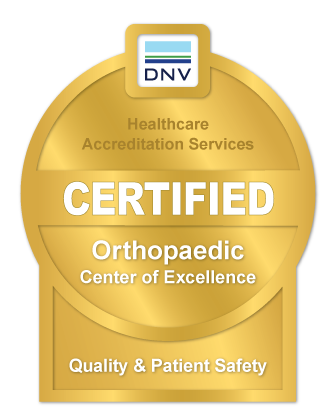 Certified Orthopeadic Center of Excellence for Quality and Patient Safety