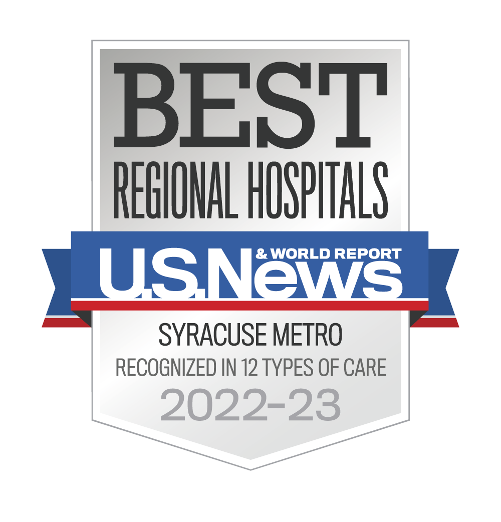 US News Syracuse Metro Recognized in 12 Types of Care