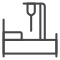 hospital bed icon